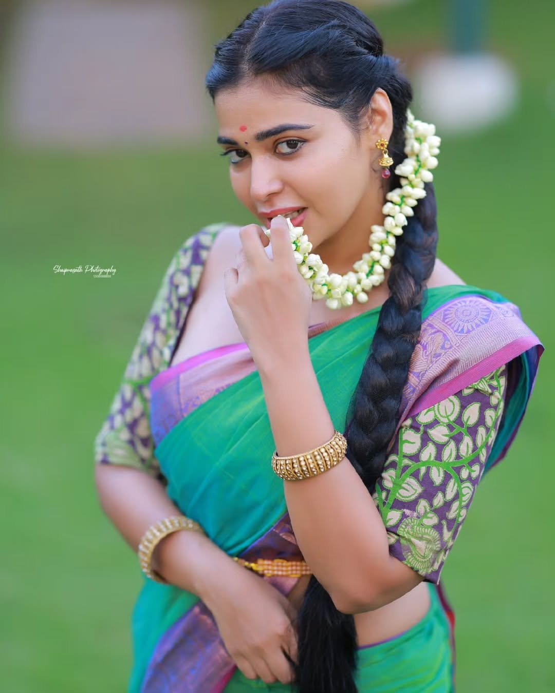 Dharsha Gupta Stuns in 3 Different Saree Avatars