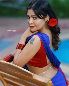 Dharsha Gupta Stuns in 3 Different Saree Avatars
