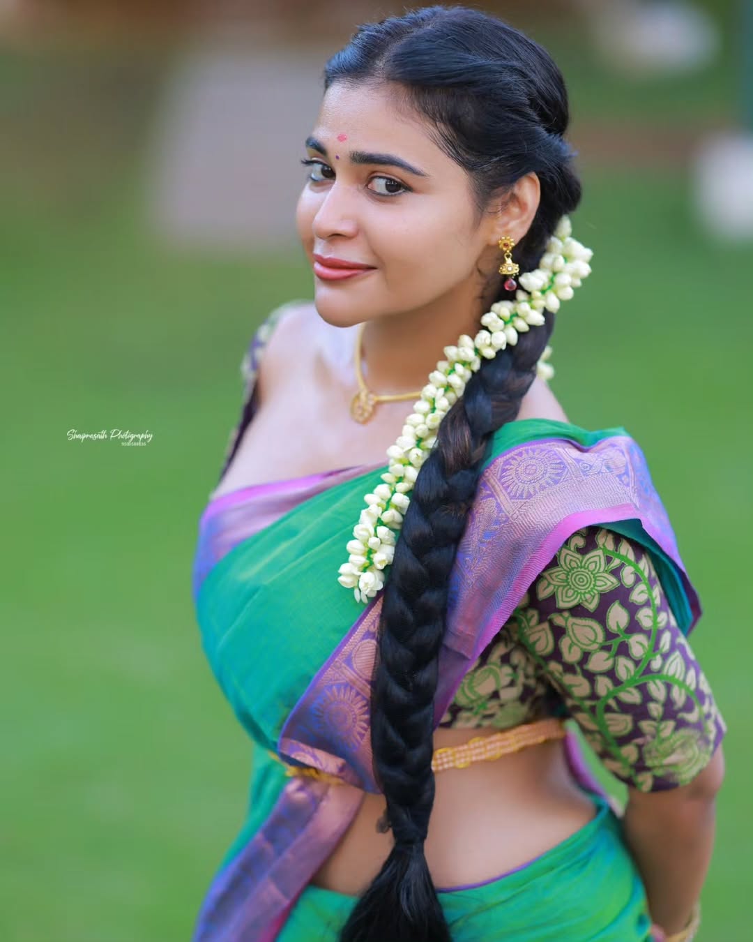 Dharsha Gupta Stuns in 3 Different Saree Avatars