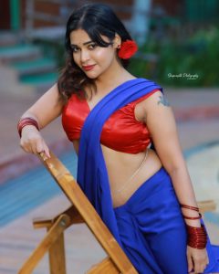 Dharsha Gupta Stuns in 3 Different Saree Avatars