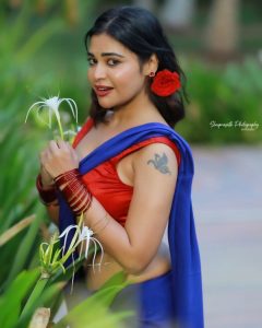 Dharsha Gupta Stuns in 3 Different Saree Avatars