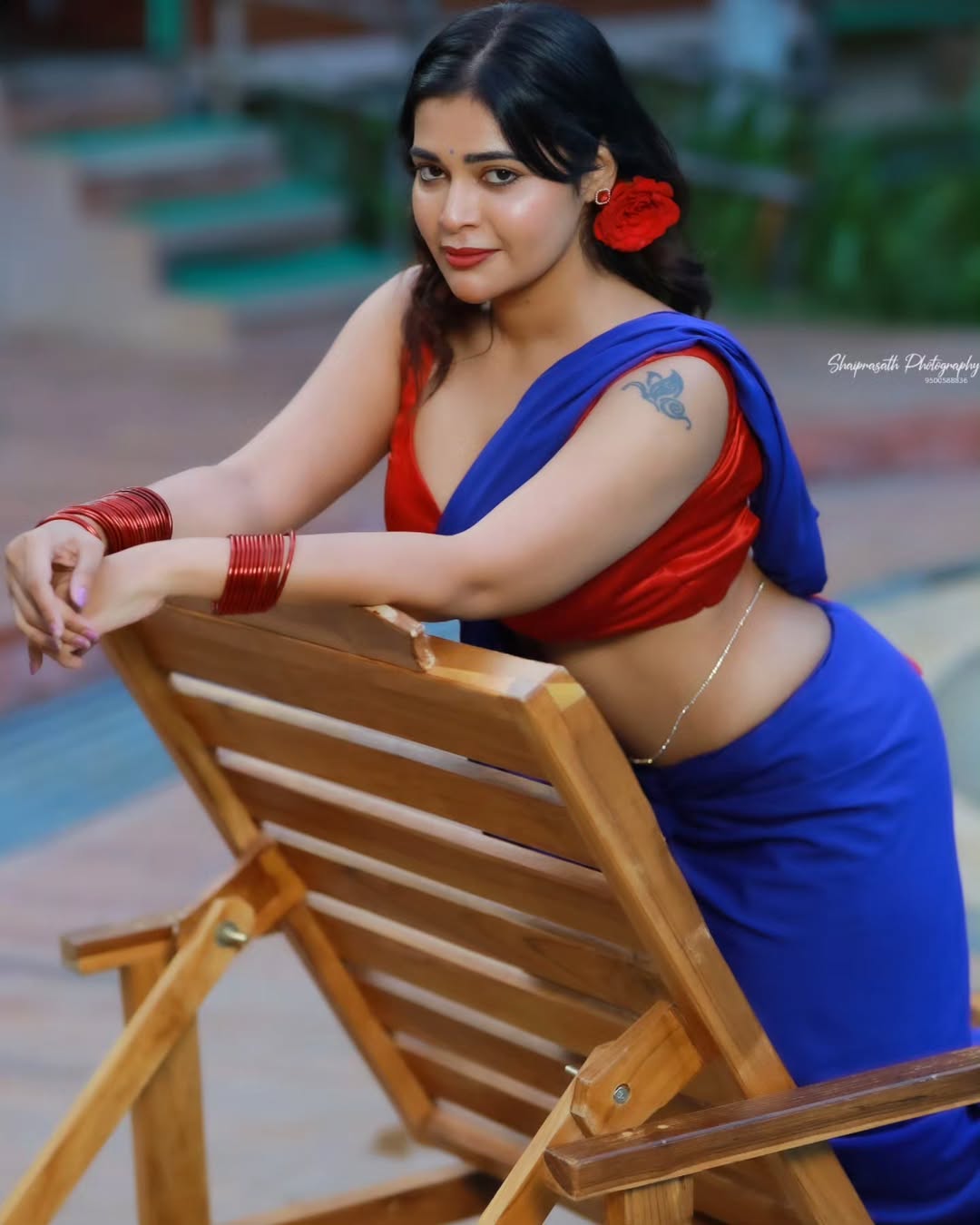 Dharsha Gupta Stuns in 3 Different Saree Avatars