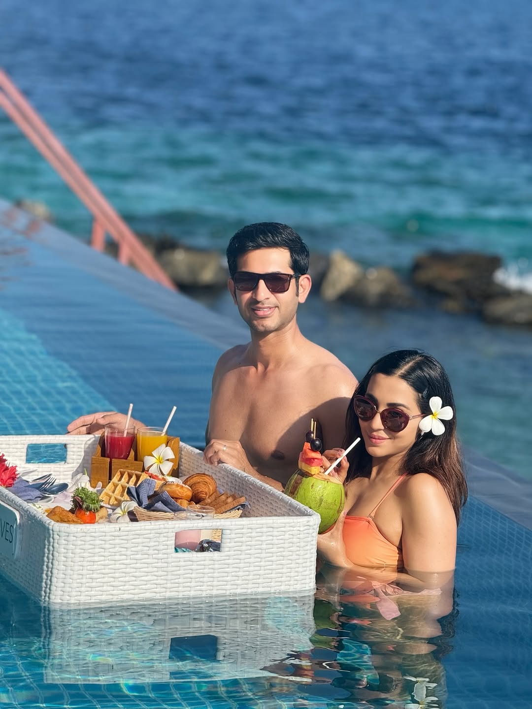 Parvati Nair Maldives Honeymoon Vacation Photos