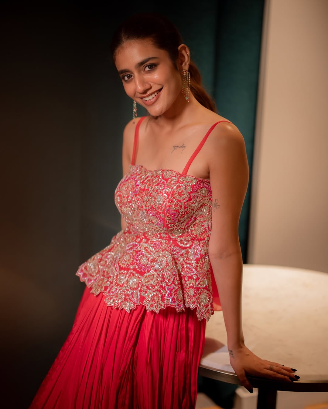 Priya Prakash Varrier Shares BTS Stills from 'Good Bad Ugly'