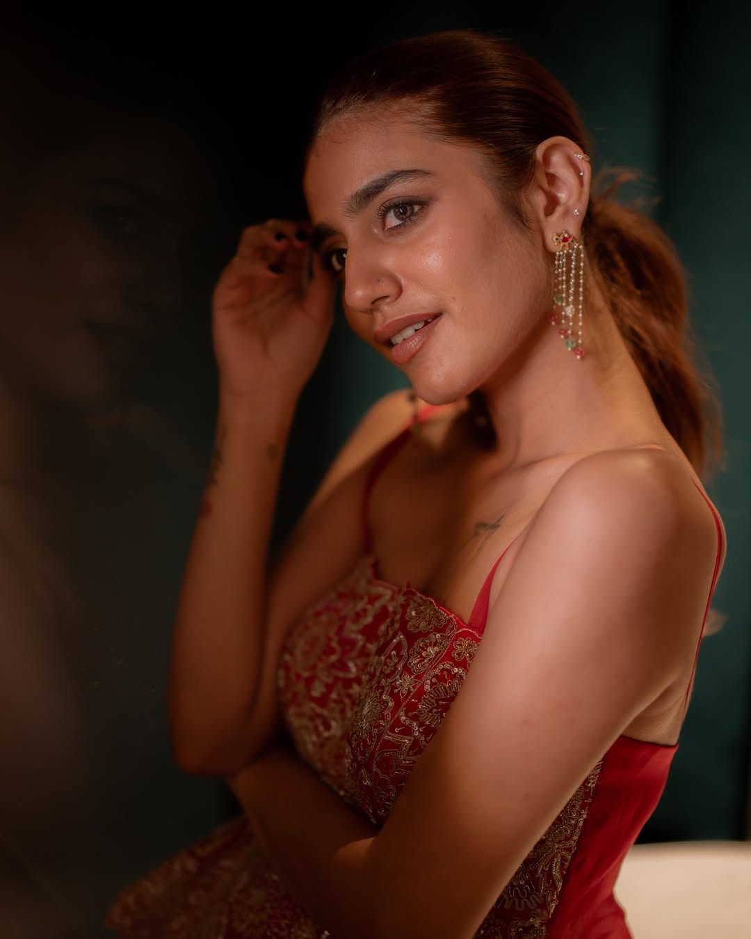 Priya Prakash Varrier Shares BTS Stills from 'Good Bad Ugly'