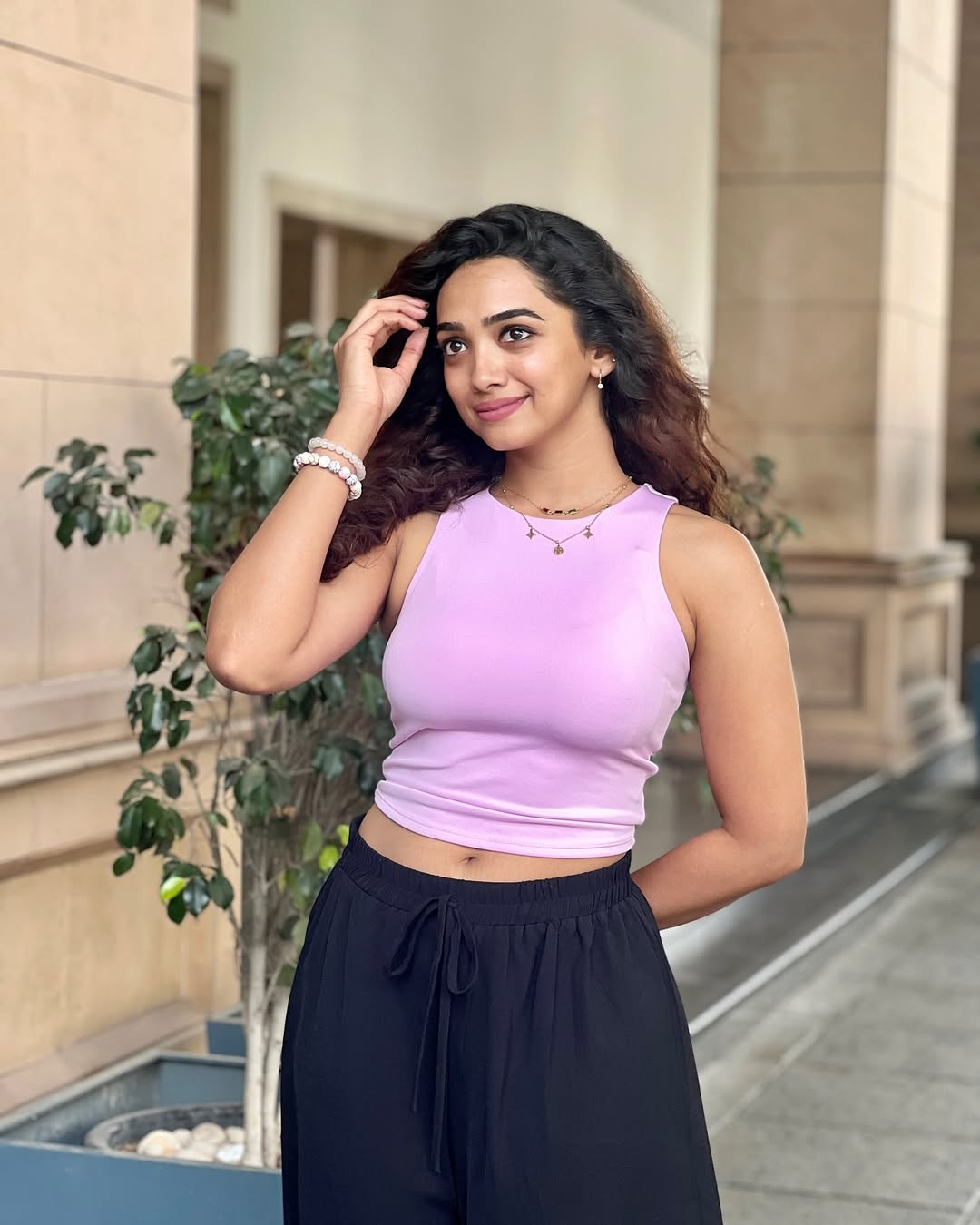 Saanve Megghana Stuns in Modern Outfit