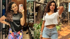 Saanve Megghana Stuns in Modern Outfit