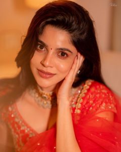 Divya Bharathi Mesmerizes in Red Outfit