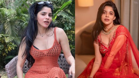 Divya Bharathi Mesmerizes in Red Outfit