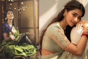 Pooja Hegde Viral Vintage Look Photos