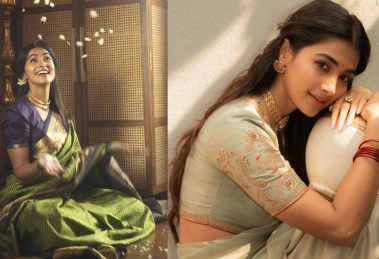 Pooja Hegde Viral Vintage Look Photos