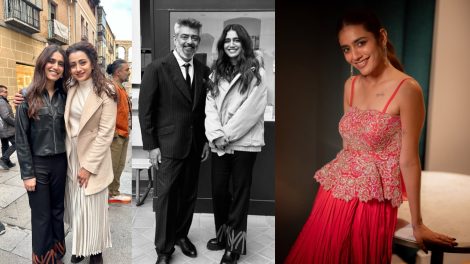 Priya Prakash Varrier Shares BTS Stills from 'Good Bad Ugly'