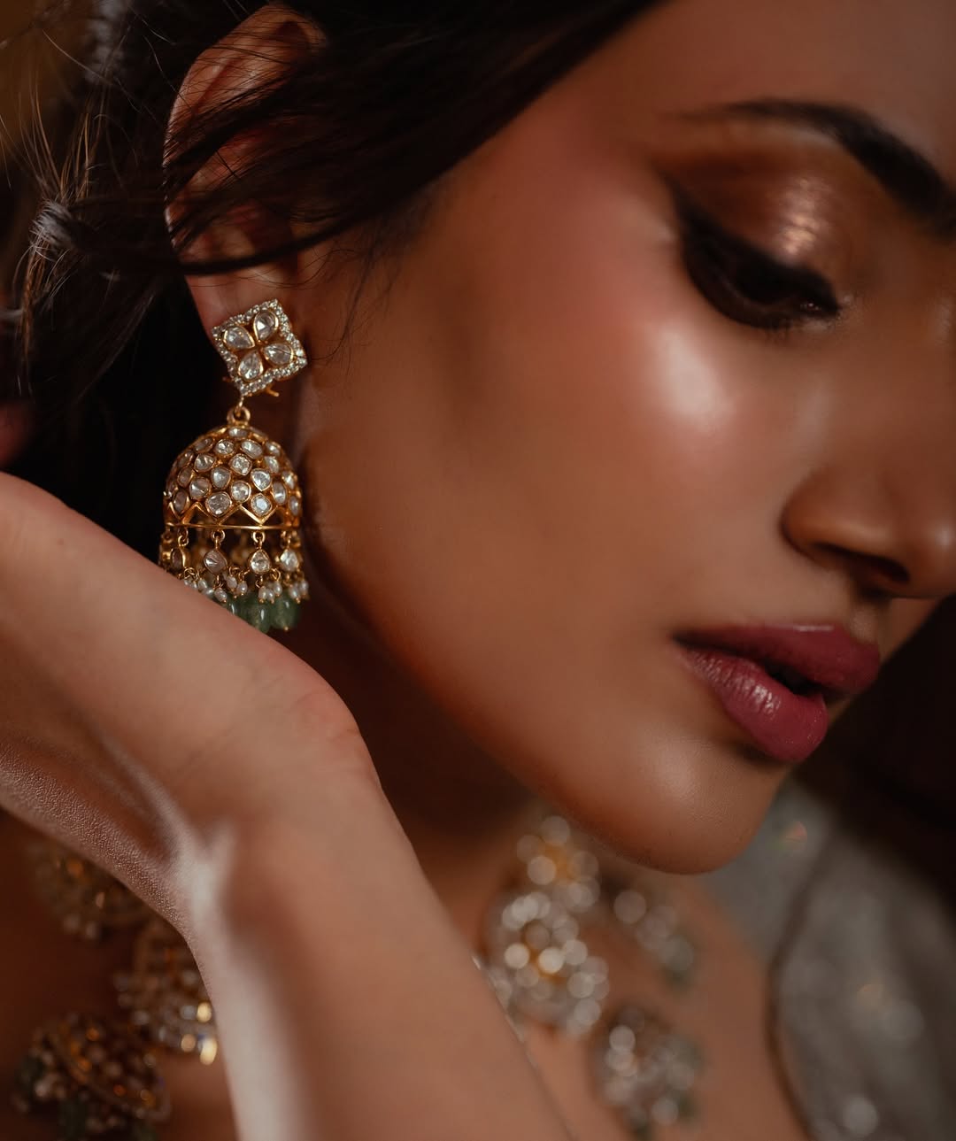 Losliya Looks Gorgeous in Lehenga Outfit