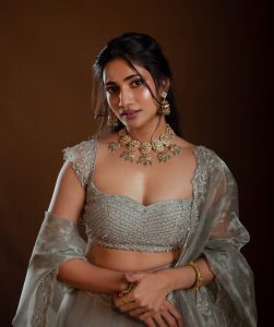 Losliya Looks Gorgeous in Lehenga Outfit