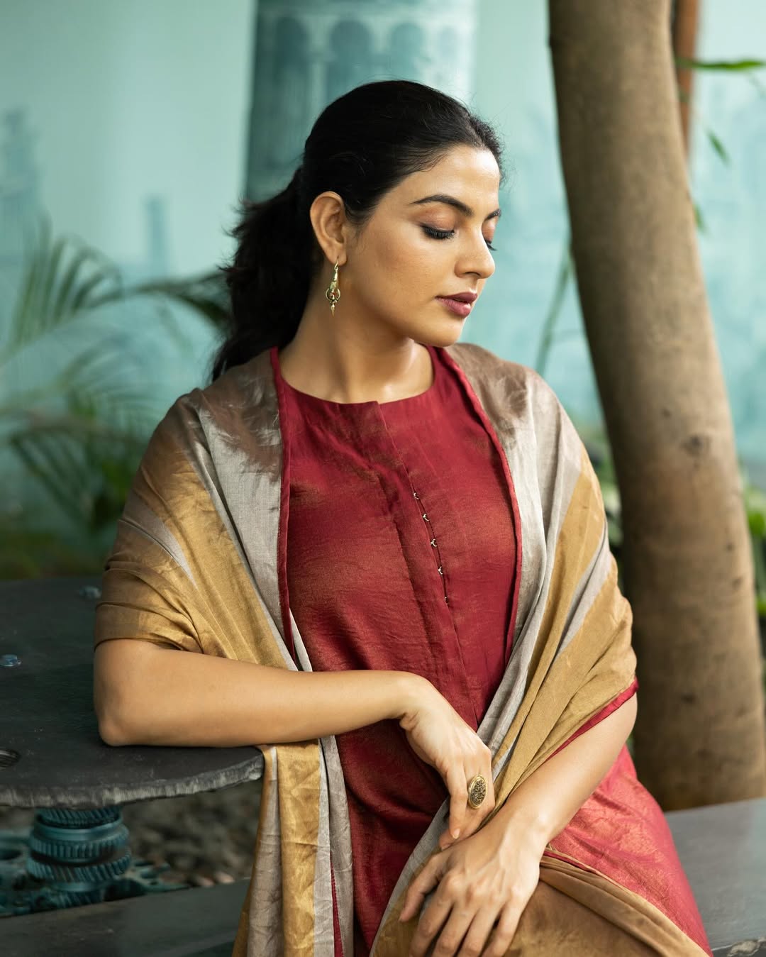 Nikhila Vimal Showcase Timeless Elegance