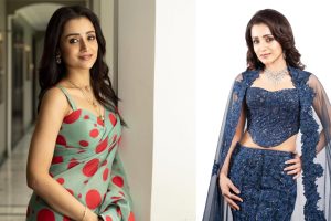 Trisha Krishnan Stuns in Elegant Look at Thug Life Promotion