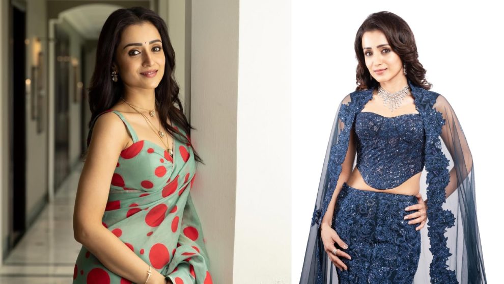 Trisha Krishnan Stuns in Elegant Look at Thug Life Promotion