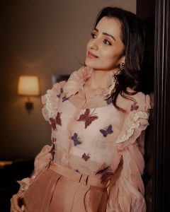 Trisha Krishnan Stuns in Elegant Look at Thug Life Promotion