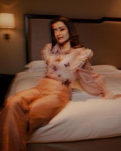 Trisha Krishnan Stuns in Elegant Look at Thug Life Promotion