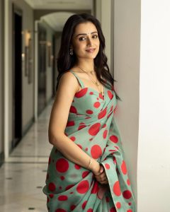 Trisha Krishnan Stuns in Elegant Look at Thug Life Promotion