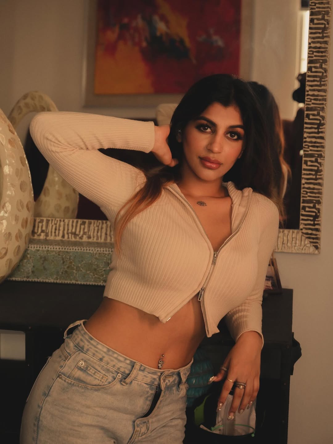 Yashika Aannand breaking the internet again with her Stunning Viral Photos