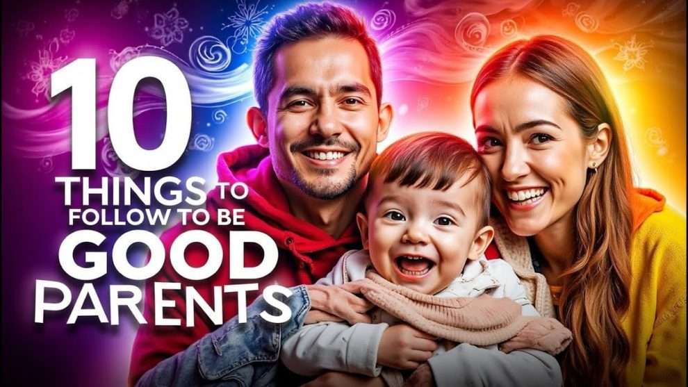 10 things to follow to be good parents