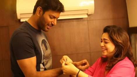 Vishal Celebrates Raksha Bandhan with His Sister