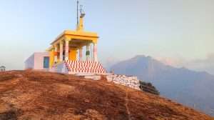 Why did the ancestors build temples in the mountains?