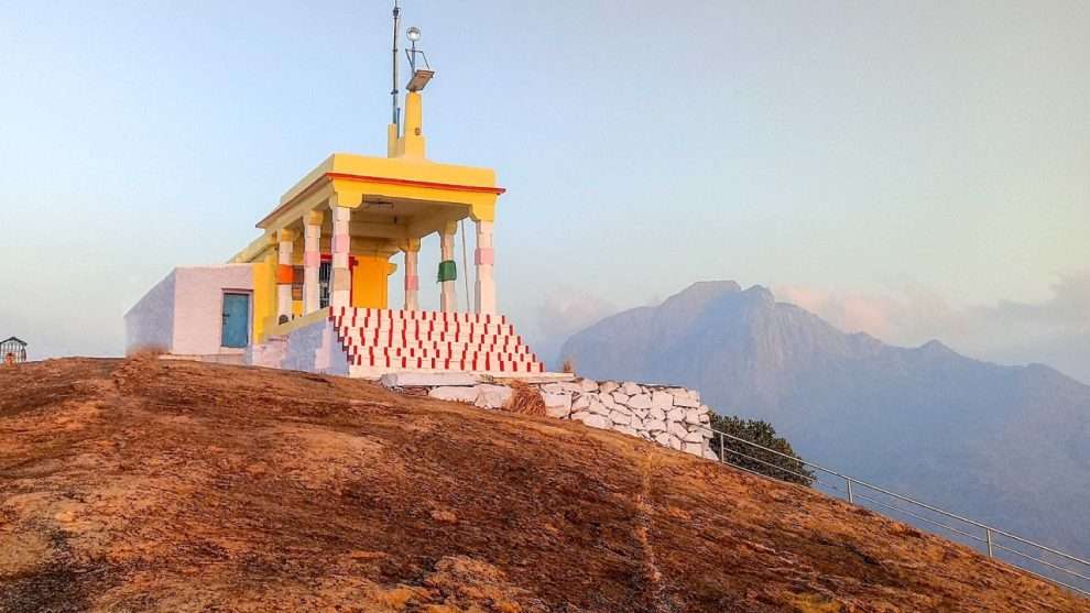 Why did the ancestors build temples in the mountains?