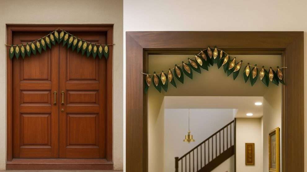 The Reason Behind maavilai thoranai built at the entrance of the house